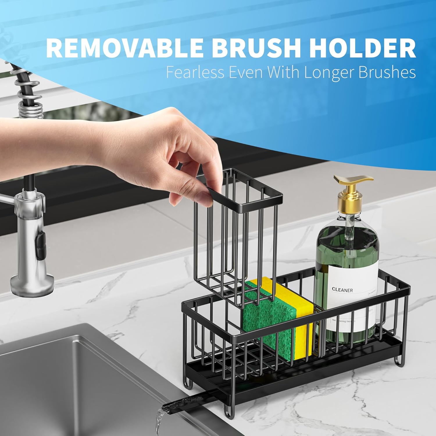 Sponge Holder for Kitchen Sink